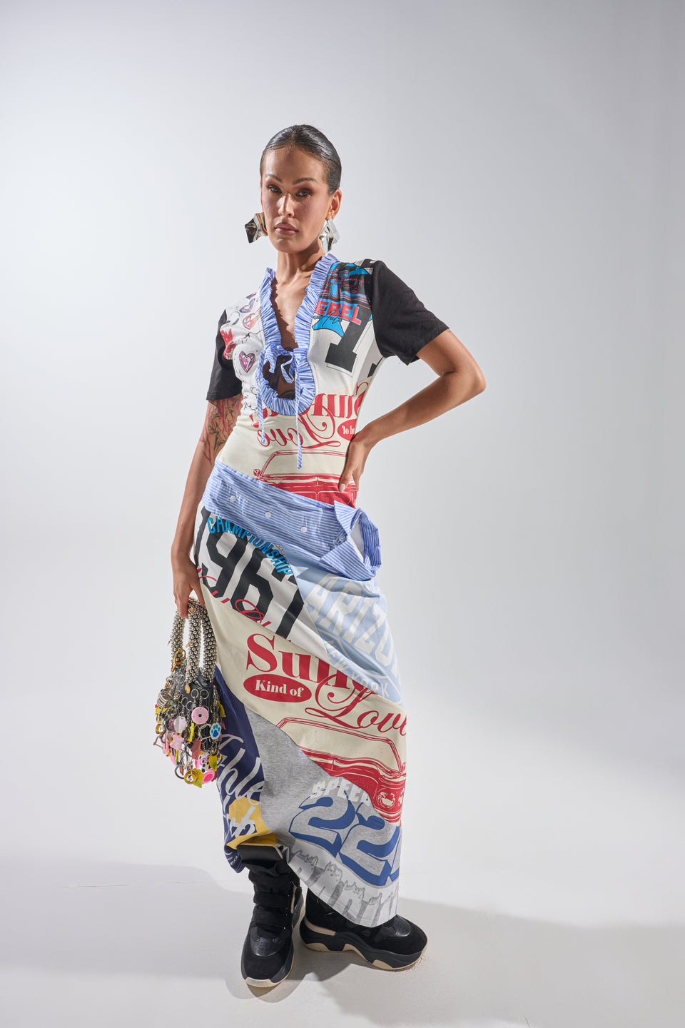 graphic maxi dress Farm Rio Tropical Graphic Sleeveless Maxi Dress