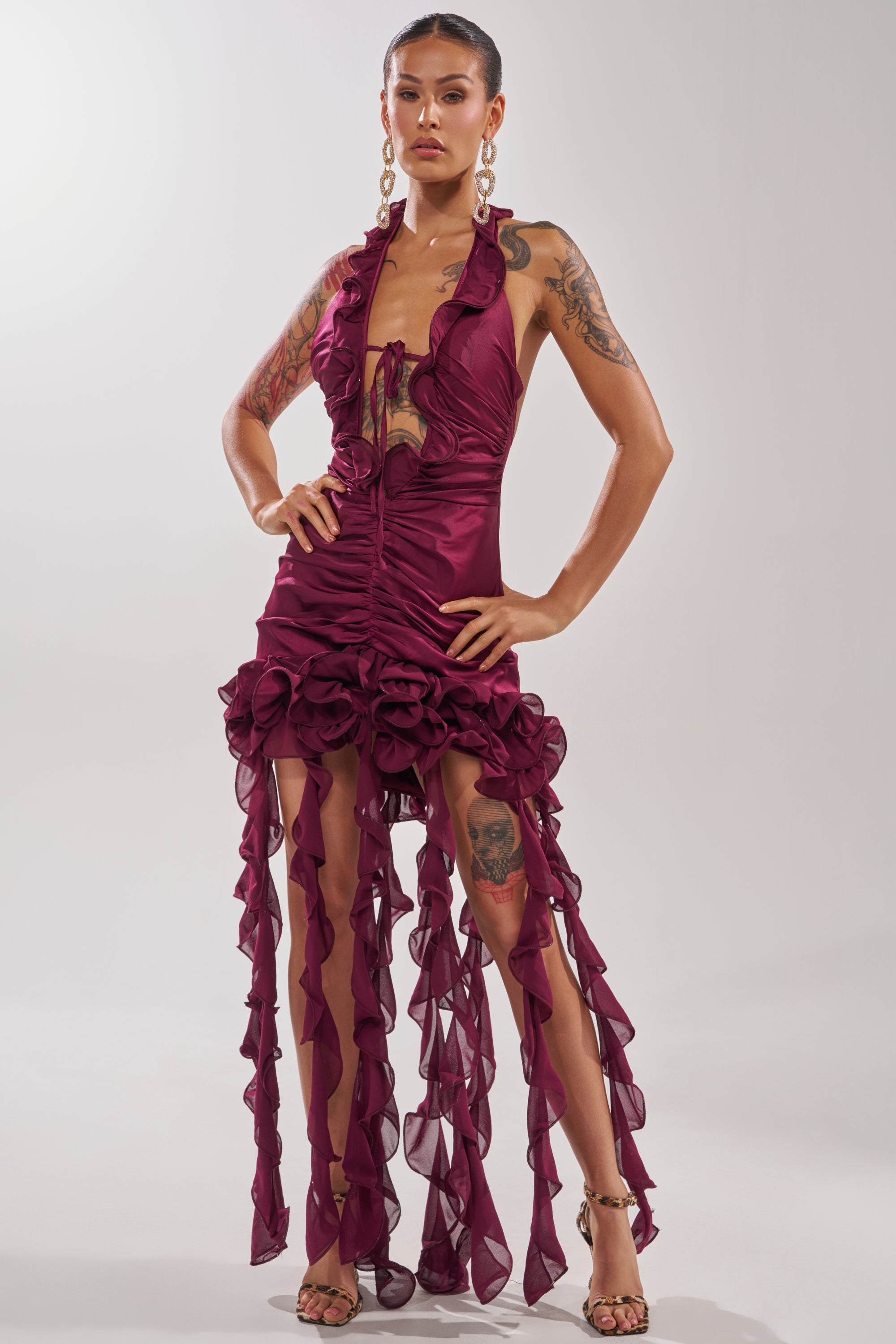 akira holiday dress AKIRA Jet 2 Holiday Mini Dress