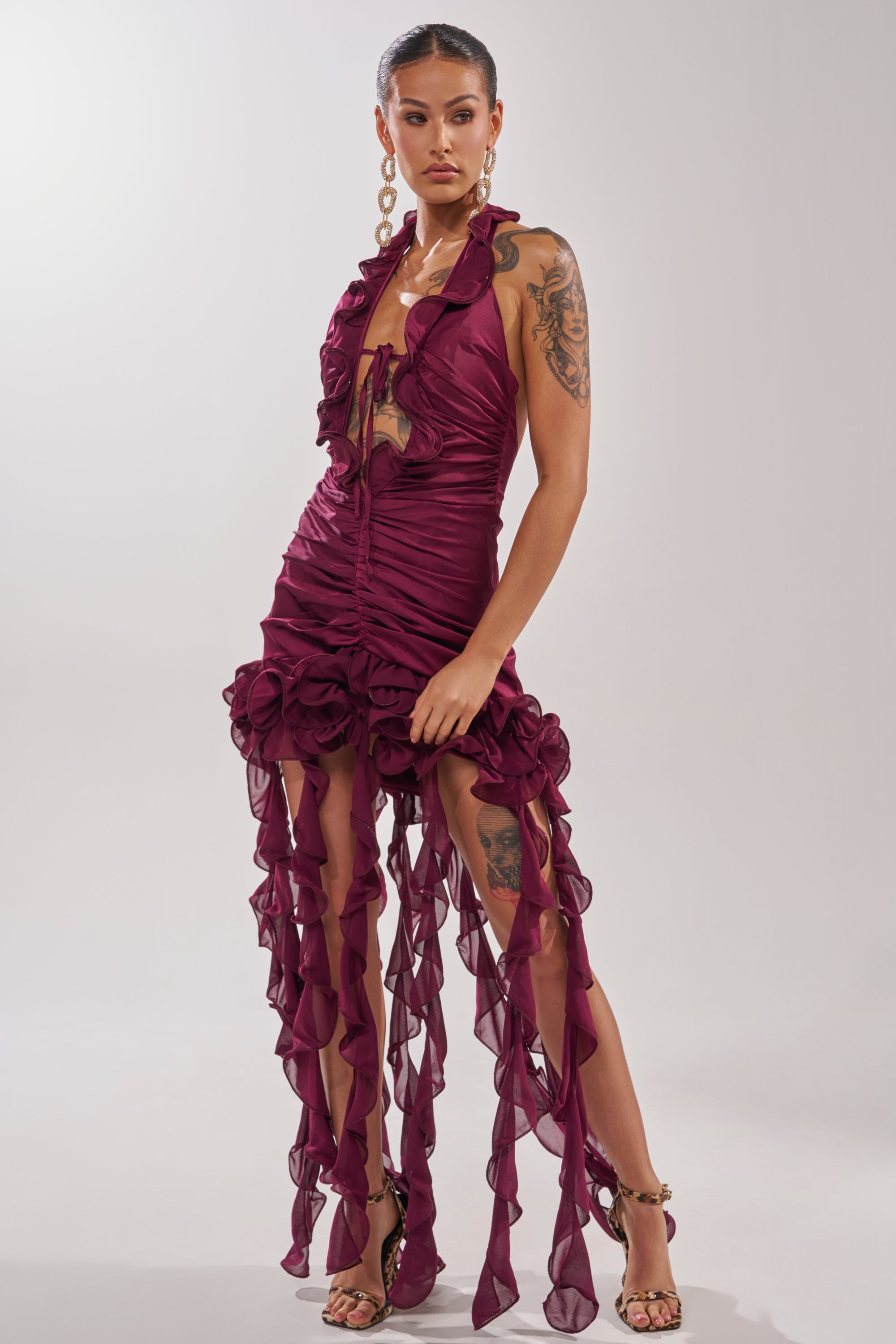 AKIRA Jet 2 Holiday Mini Dress