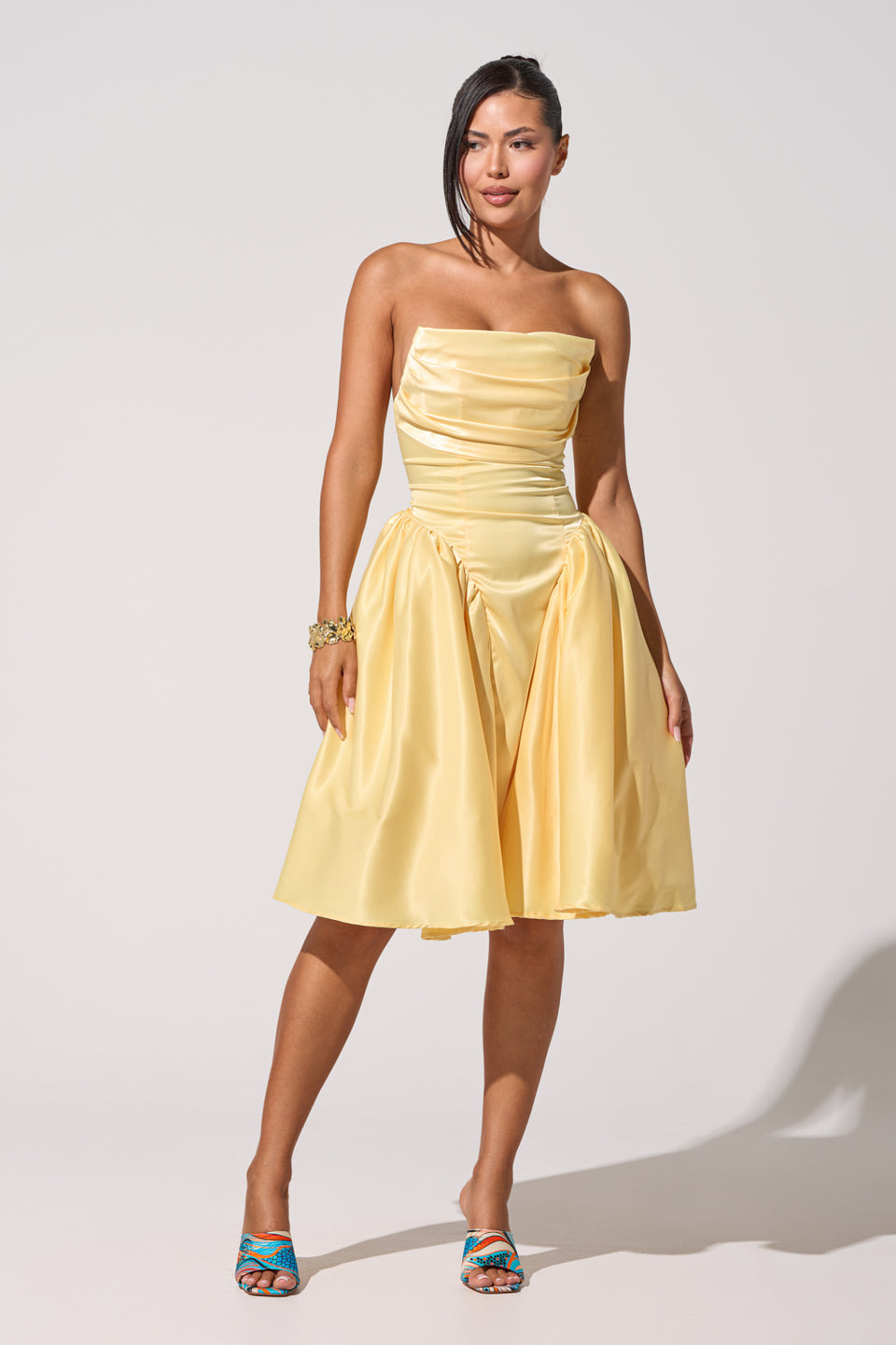 AKIRA She Cute Corset Midi Dress