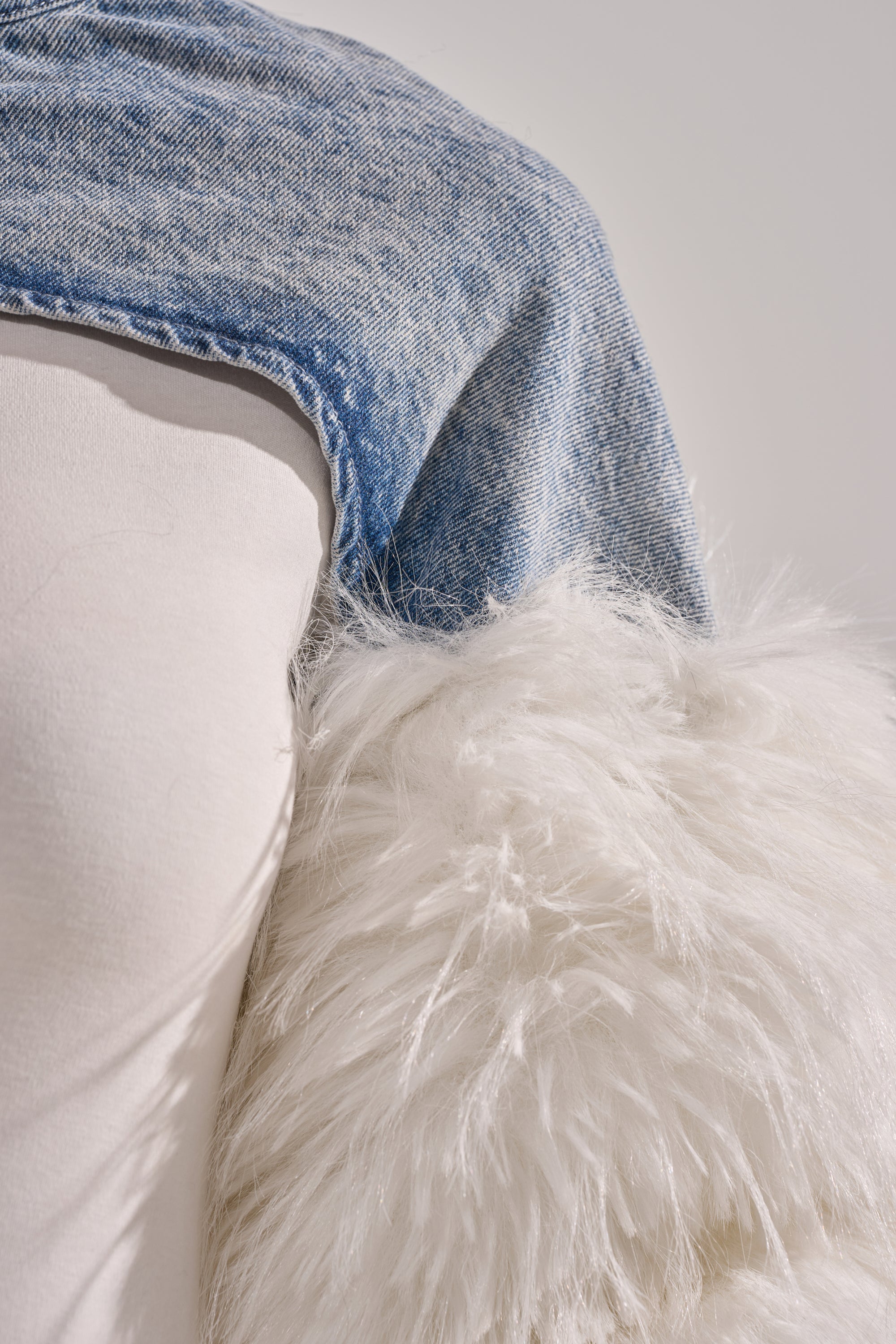 CELESTE FUR SLEEVE BOLERO – AKIRA