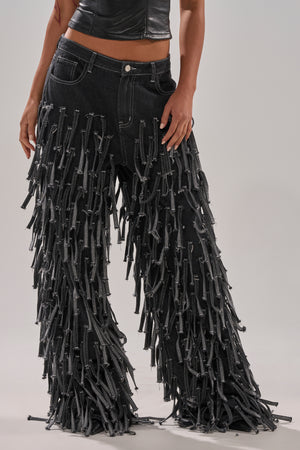 CRAZY FOR YOU FRINGE DENIM – AKIRA