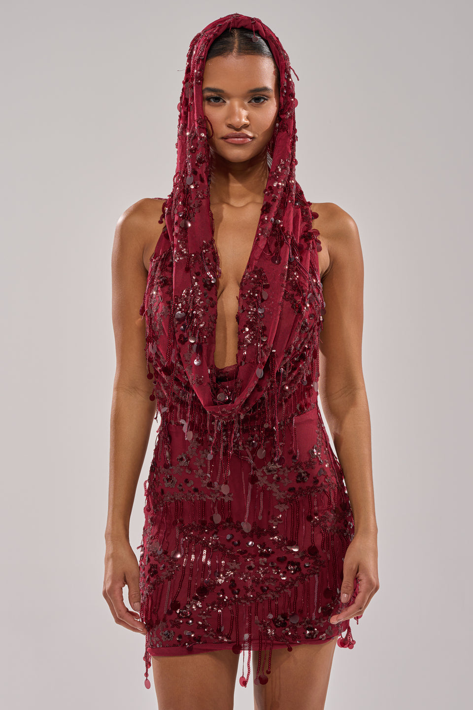 fringe sequin mini dress ASOS DESIGN paillette sequin embellished fringe mini dress in pink