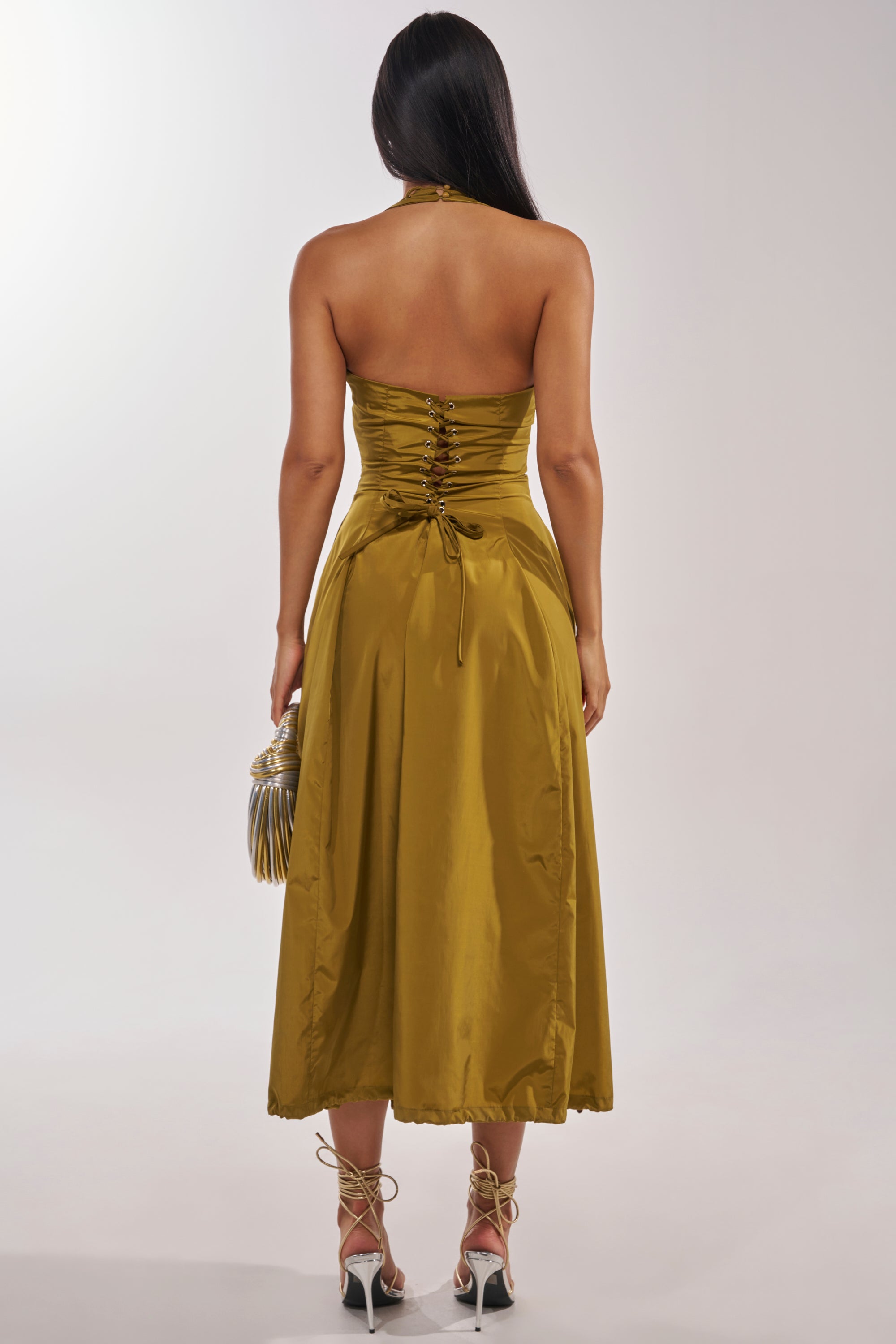SOMETHING LIGHT NYLON MAXI DRESS – AKIRA
