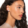 Front View 3 Pack Rhinestone Studs In Silver