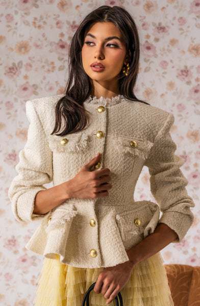 MALLORCA TWEED BLAZER – AKIRA