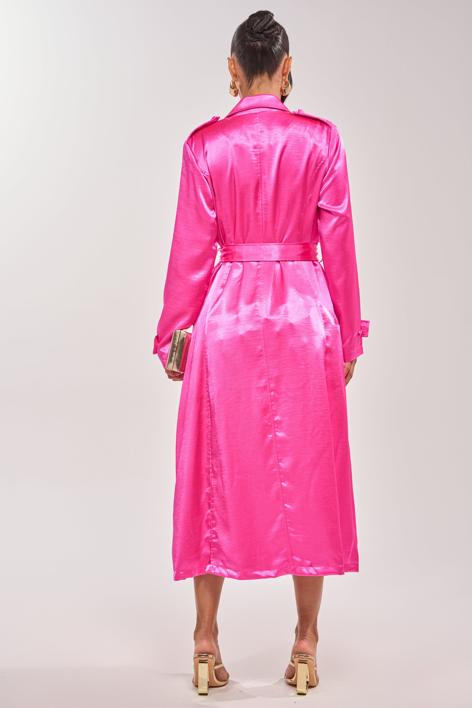 FOR THE DRAMA SATIN TRENCH – AKIRA