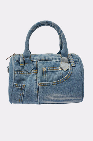 NO BLUES DENIM PURSE – AKIRA