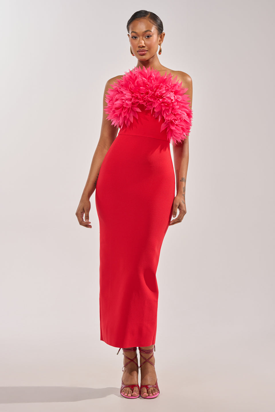 fitted bandage dress EMBER MINI BANDAGE DRESS