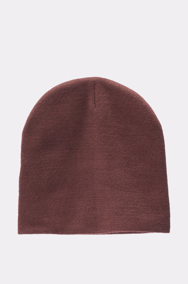 The IM SO FORREAL BEANIE from the AKIRA Label is displayed flat on a neutral light background. 3