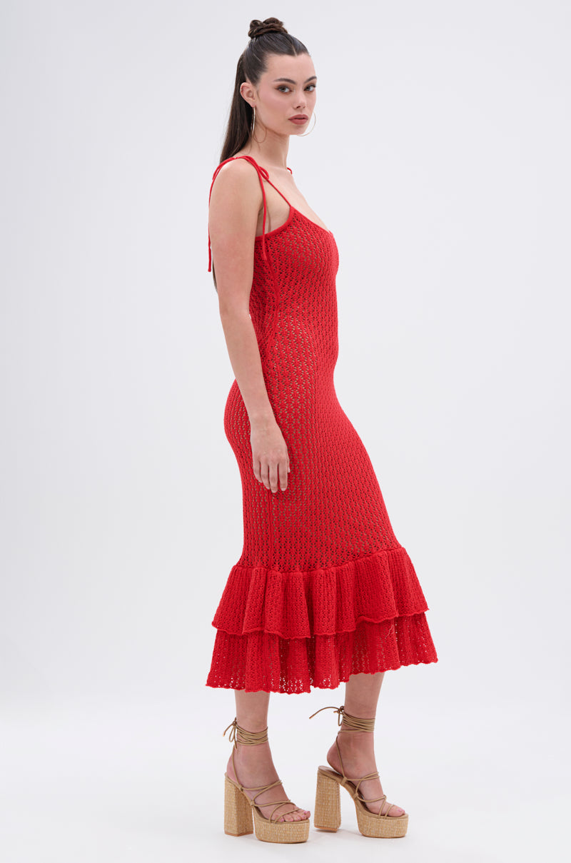 LINSEY MAXI KNIT DRESS – AKIRA