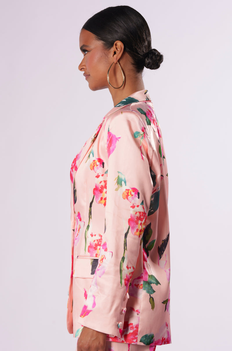 Blossom Chiffon Blazer