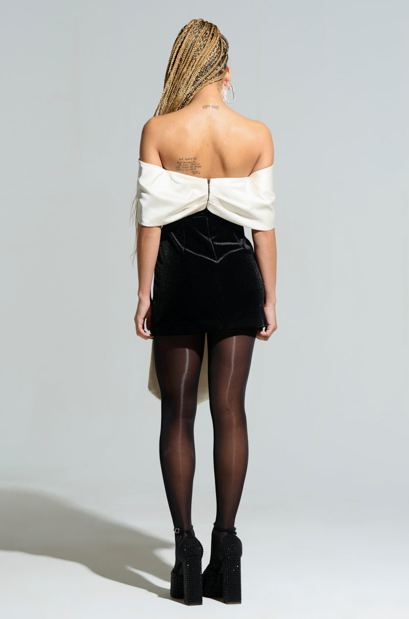 ADORABLE PRESENCE WOVEN MINI DRESS main image 1