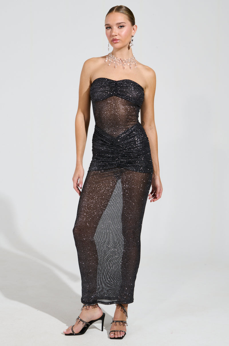 GONE VIRAL SHEER MAXI DRESS AKIRA GONE VIRAL SHEER MAXI DRESS AKIRA