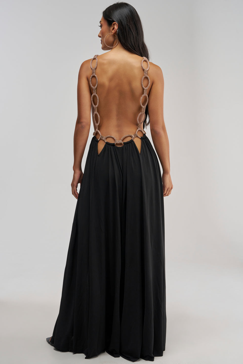 SITTING PRETTY PAVE CHAIN LINK JUMPSUIT DRESS – AKIRA