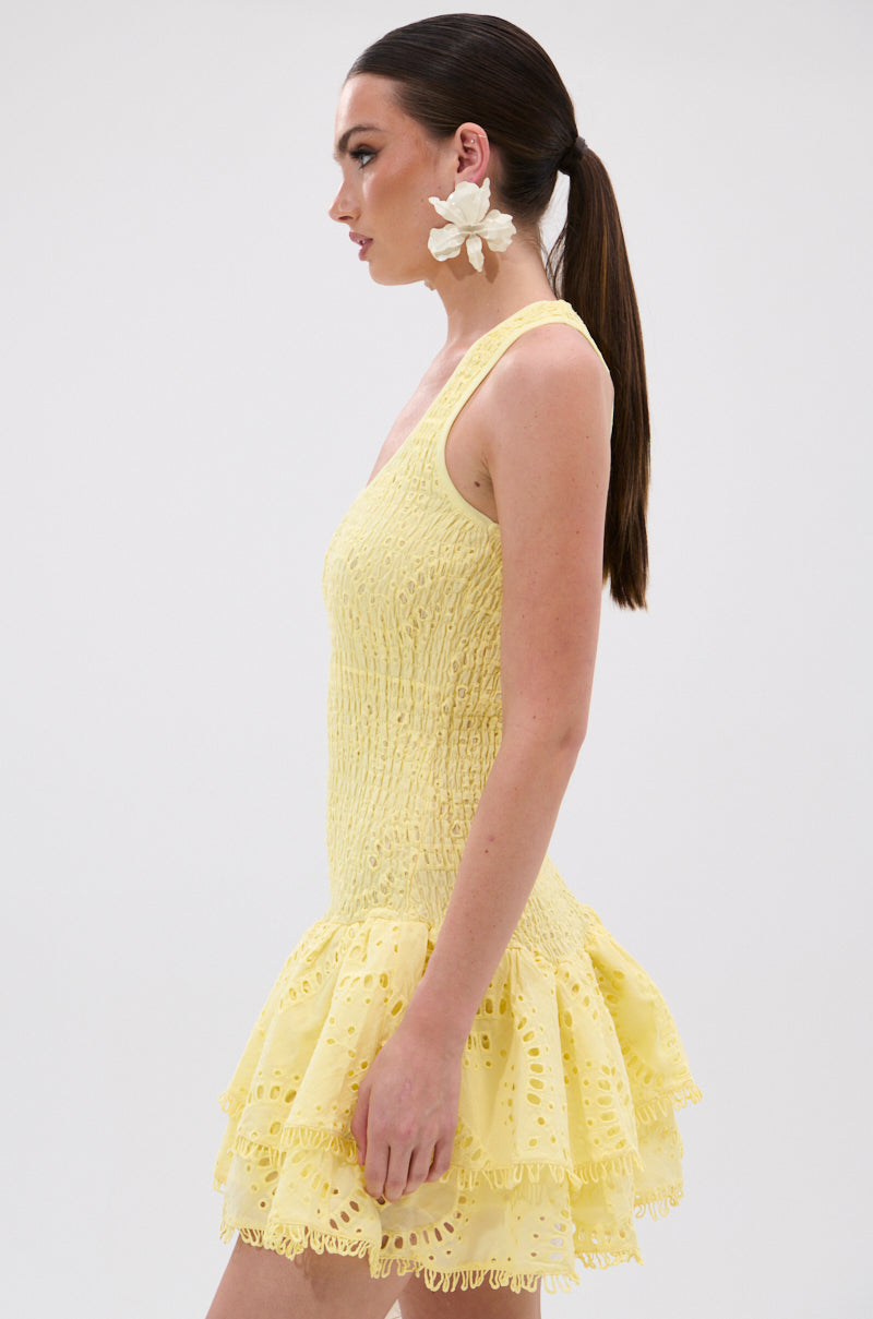 LET'S GO TO THE BEACH RUFFLE MINI DRESS IN YELLOW – AKIRA LET'S GO TO THE BEACH RUFFLE MINI DRESS IN YELLOW – AKIRA