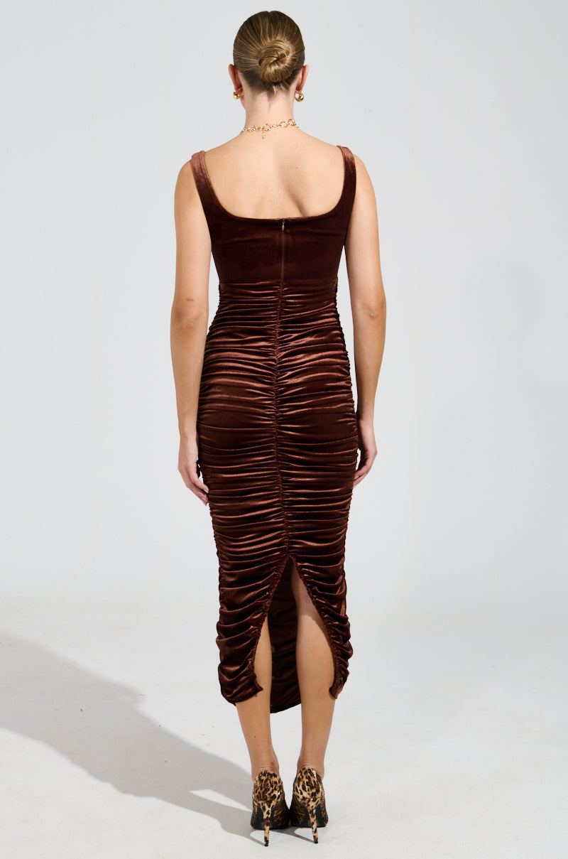 FOR EVERYONE VELVET MIDI DRESS AKIRA FOR EVERYONE VELVET MIDI DRESS AKIRA