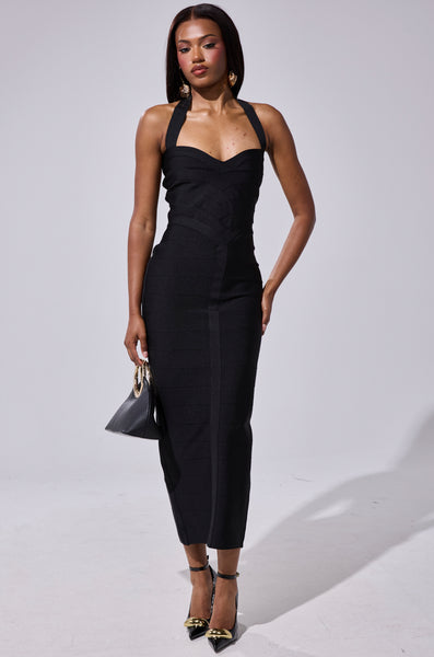 LOVELY DAYS BANDAGE MIDI DRESS – AKIRA