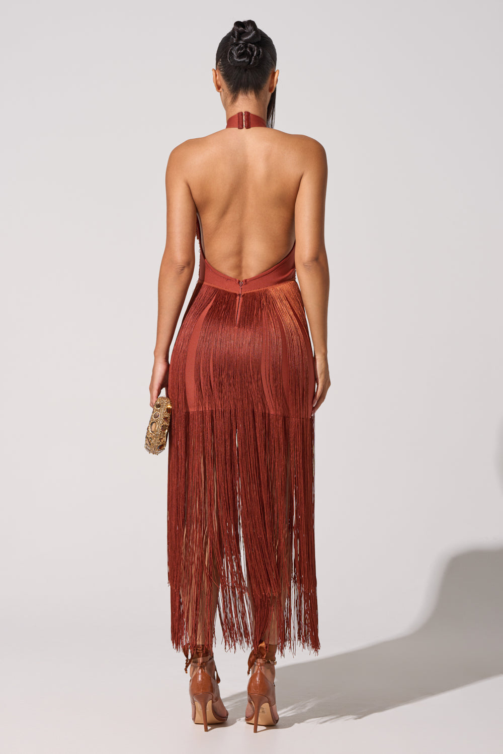 FORGET ME NOT FRINGE MAXI DRESS – AKIRA