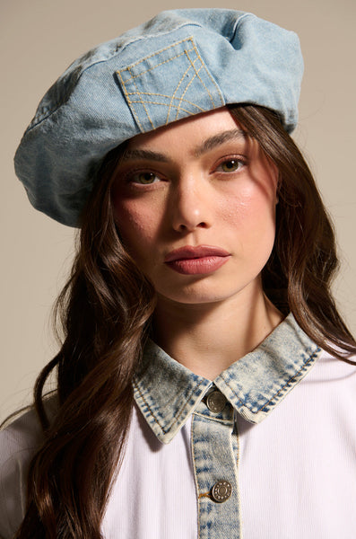 IT GURL DENIM BERET – AKIRA