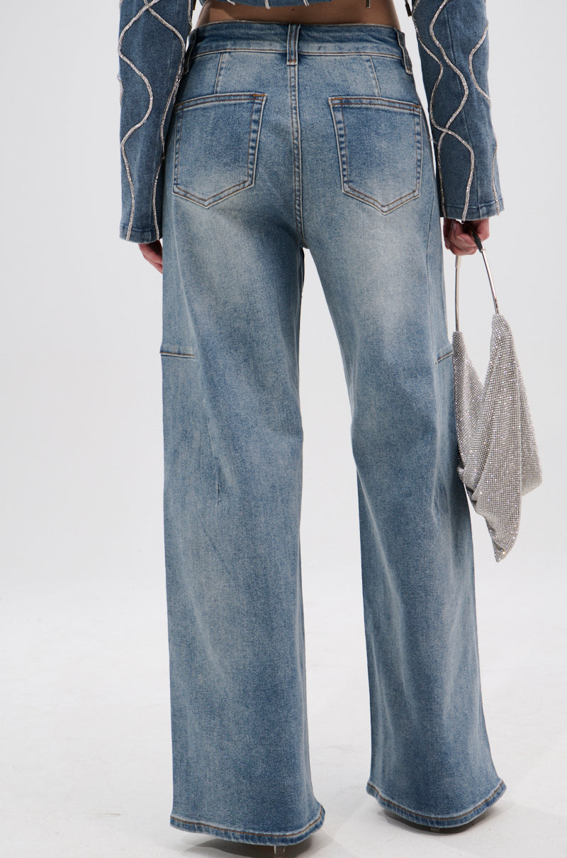 SPARKLE SHINE DENIM PANT – AKIRA