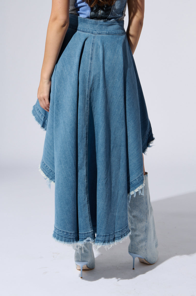 Wrap Skirt Denim Overall Skirt Quiz Skort Denim Wrap Skirt Quiz
