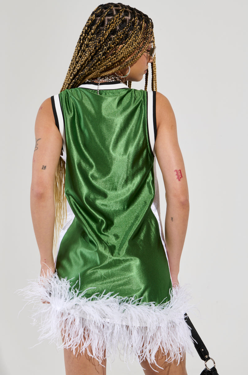 green court dress A-Line Cowl-Neck Emerald Green Homecoming Dress Emerald / 0 main image 0