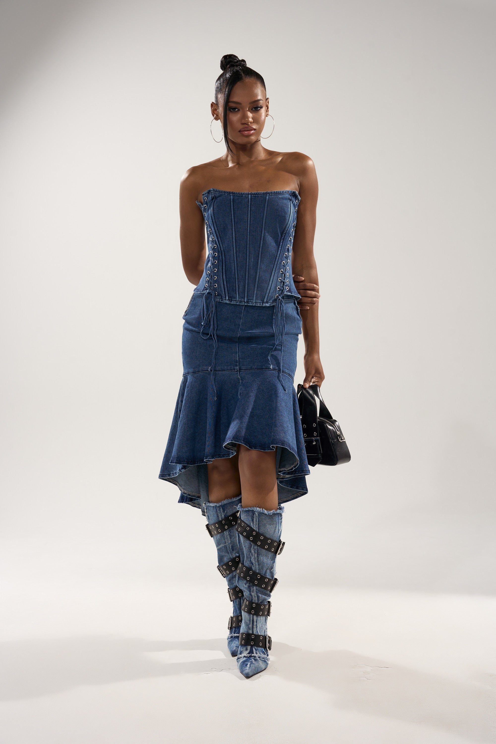 YOU WISH DENIM CORSET AKIRA YOU WISH DENIM CORSET AKIRA