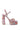 AZALEA WANG ANNIE FUSCHIA BROCADE SANDAL CHUNKY