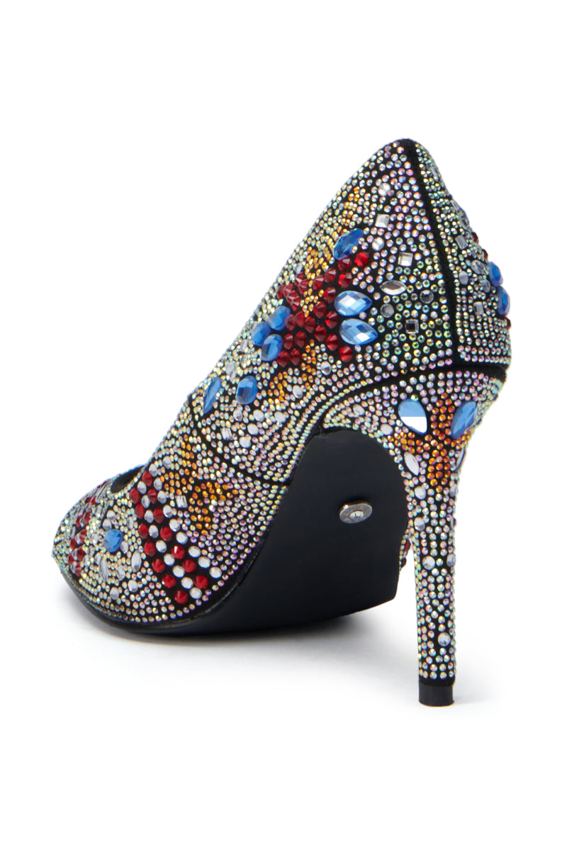 AZALEA WANG AZORA MULTI EMBELLISHED SANDAL – AKIRA