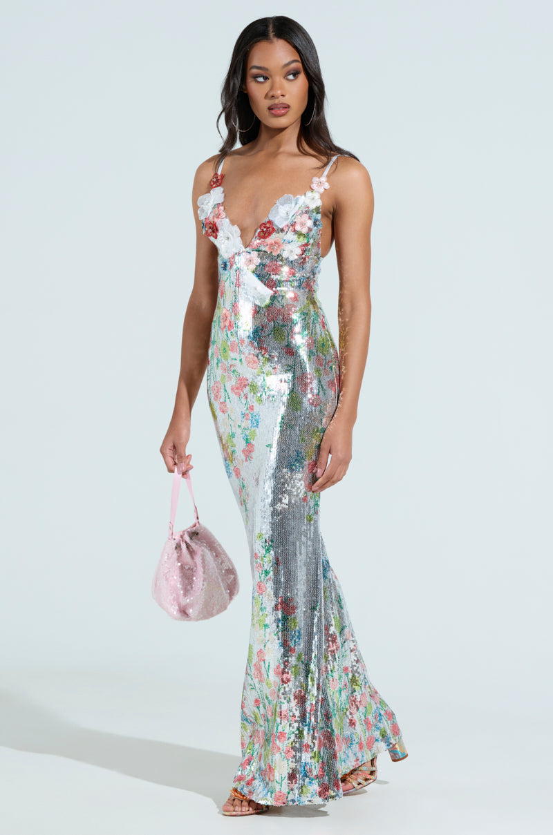 bright maxi dress SHINE BRIGHT MAXI DRESS – AKIRA
