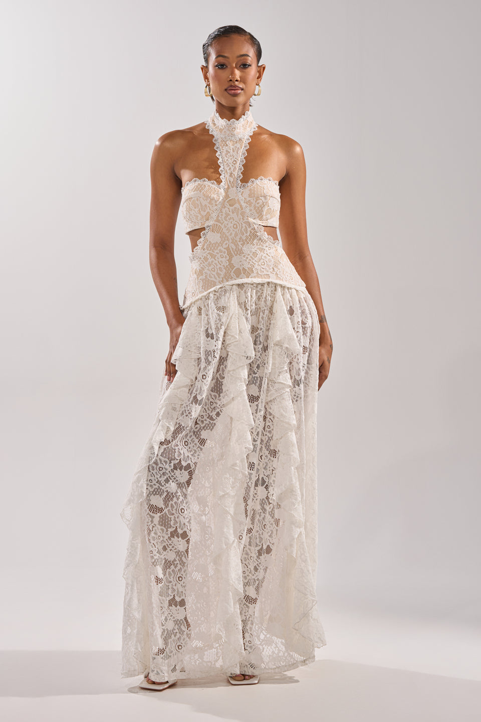 one ciella lace maxi dress FP One Ciella Lace Maxi Dress