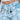A person wearing light blue lace pants with a white floral pattern, the HEART ON LOCK CHAIN BELT featuring small padlocks, and a white ribbed crop top.