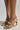 AZALEA WANG BESSIE BROWN MULTI SNAKE WEDGE SANDAL