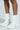AZALEA WANG BHARTI WHITE SNAP BOOTIE