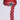 The ROSES ARE RED CIRCLE BELT is a Western-inspired decorative belt in red faux leather with multiple circular sections featuring silver details, and a prominent silver medallion at the front. It has an elongated design forming a T-shape.