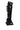 The AZALEA WANG BLACKBIRD BLACK PU STILETTO GLADIATOR SANDAL features multiple crisscross straps, an open toe, and a zip-up back, finished with a striking stiletto heel for a bold, modern look.