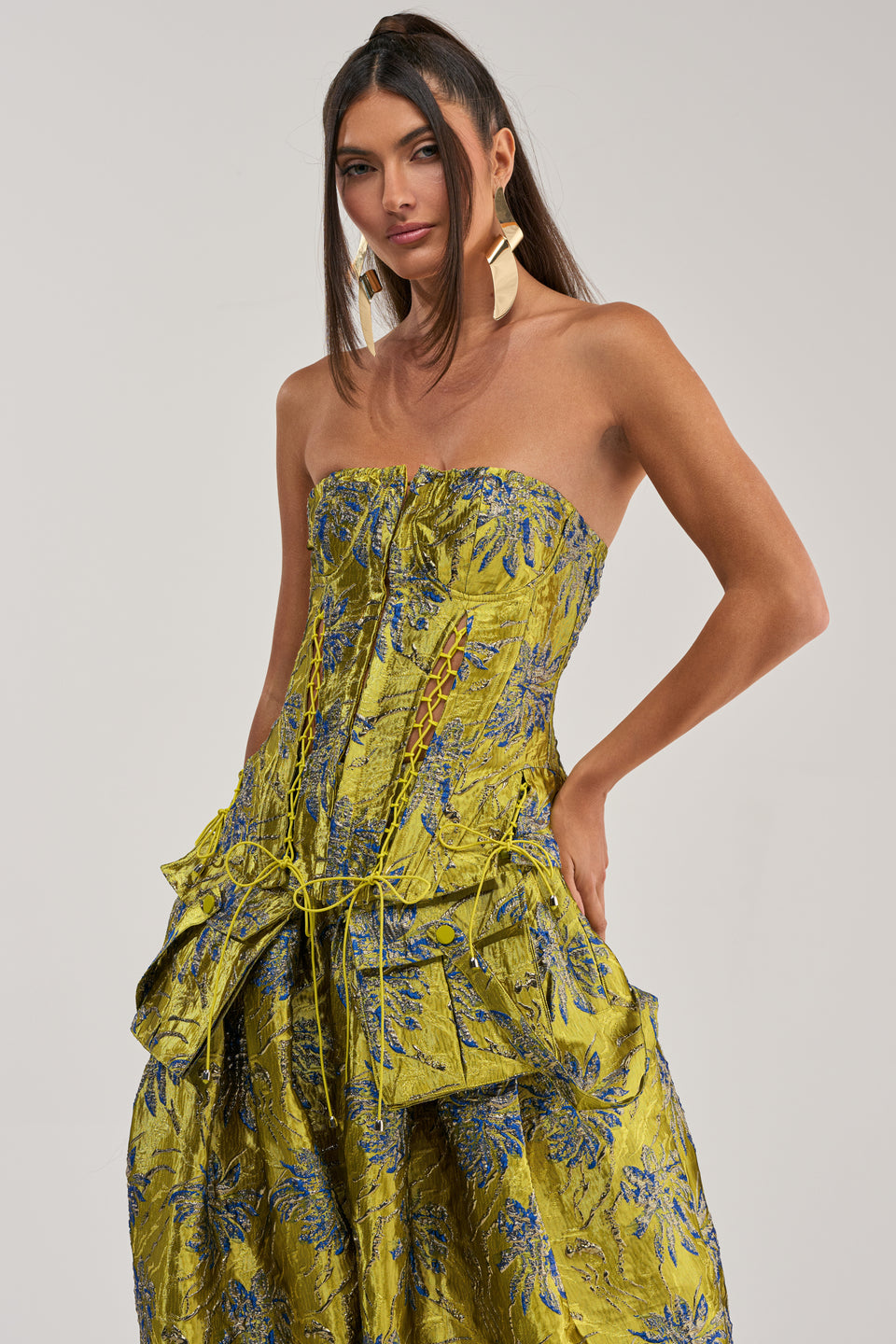 brocade corset dress styles Brocade corset dress,luxury brocade dress, long broade dress. by miniek
