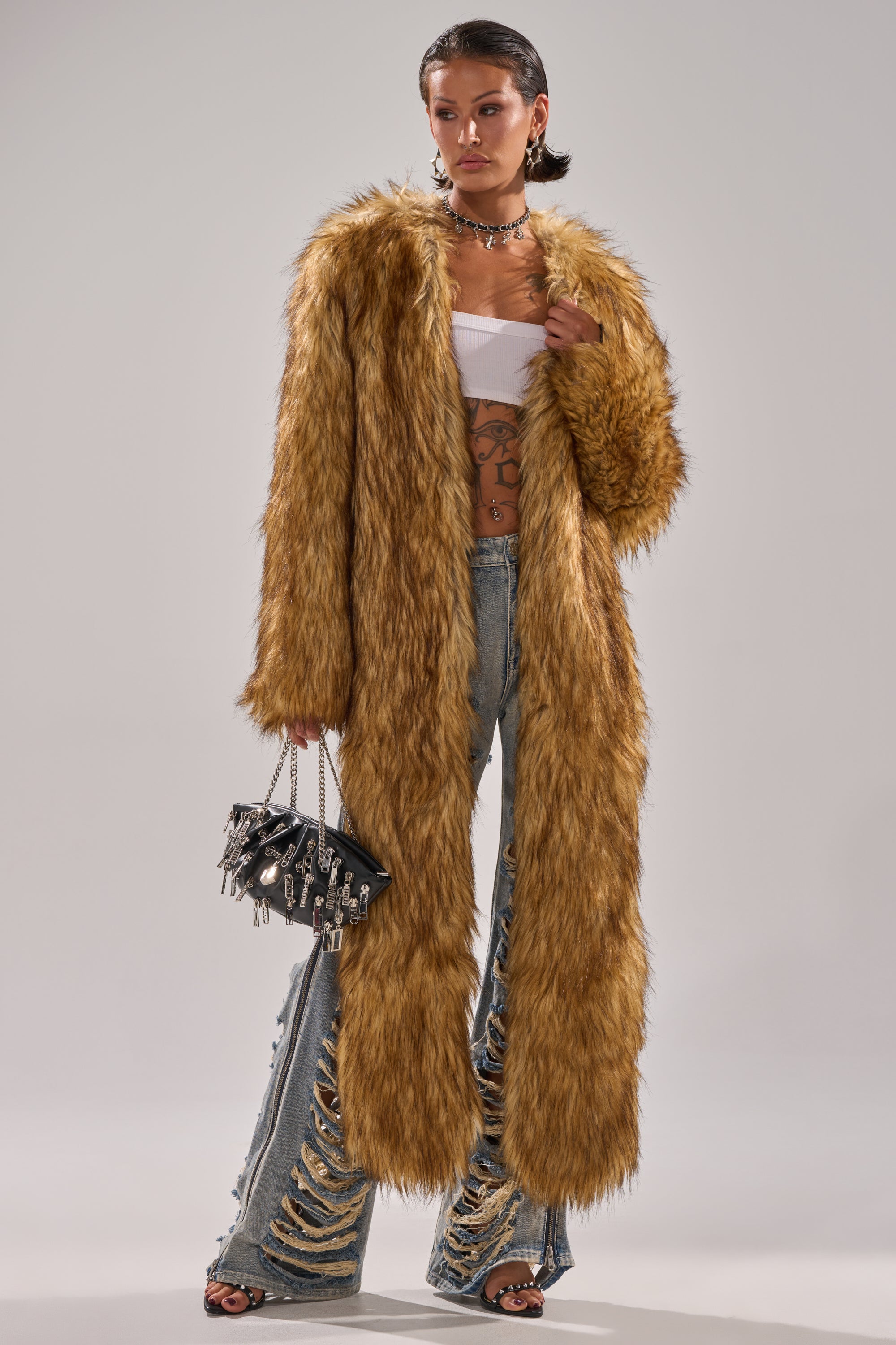 LANGON HIGH LOW BOLERO – AKIRA