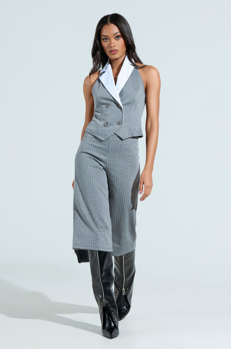 LANA PINSTRIPE VEST – AKIRA