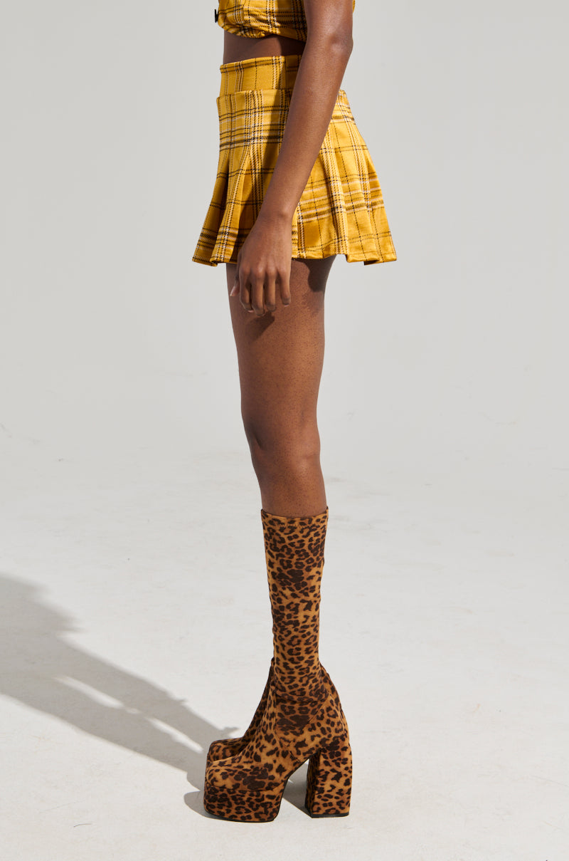 All The Way Alive Pleated Skirt