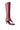 AZALEA WANG CECILE BURGUNDY SANDAL
