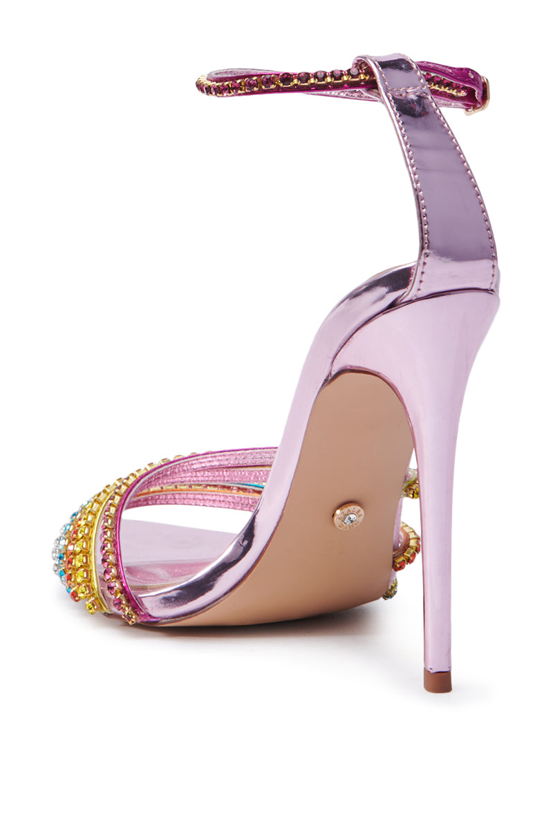 AZALEA WANG CELSA MULTI EMBELLISHED SANDAL – AKIRA