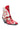 The AZALEA WANG CHANNY MULTI BOOTIE GRAPHIC WESTERN WITH STUDS is a bold faux leather boot featuring multi-colored star, lightning bolt, and flame designs, gold stud accents, and a chunky angled heel.