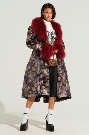 COSMO BROCADE TRENCH – AKIRA