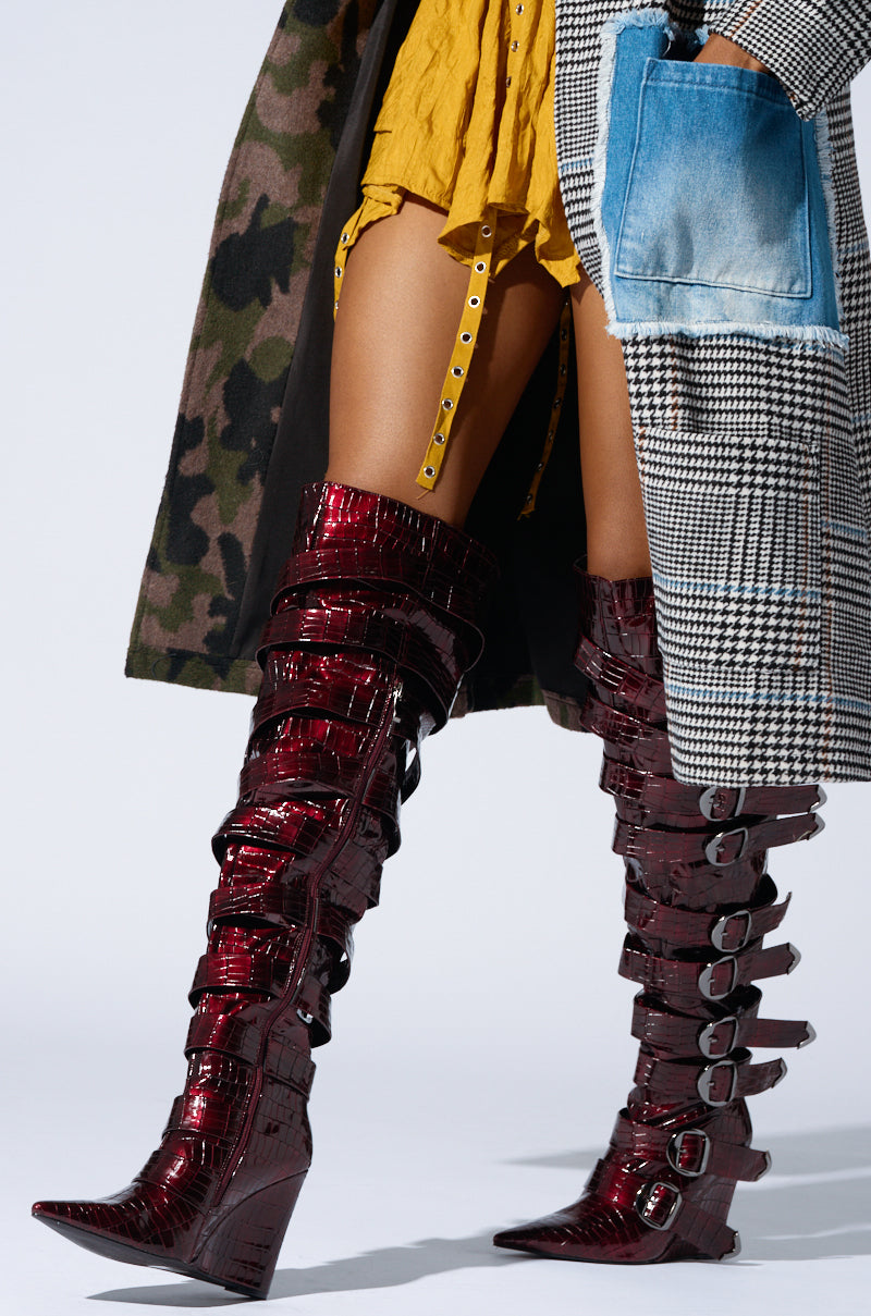 ALDO*美脚*女性らしい足元を演出*ニーハイブーツ/Venetia AZALEA WANG MCARTNEY STRETCH BLACK STILETTO BOOT – AKIRA