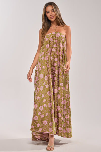 MIDNIGHT GARDEN FLORAL MAXI DRESS – AKIRA