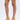 A person stands against a plain white background, showcasing their legs and the AZALEA WANG COVA YELLOW WEDGE shoes styled with a short yellow skirt. The focus is on the footwear.
