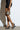 AZALEA WANG CYBELE BLACK EMBELLISHED WEDGE SANDAL