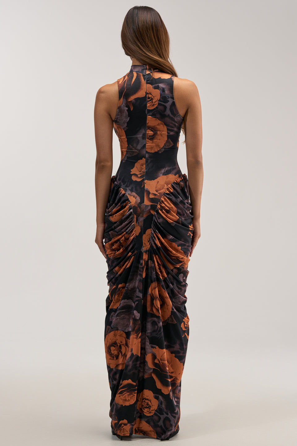 black dress with orange flowers Forever 21 Womens & Yellow Floral A-line Dress, size small Claudia Backless Mesh Maxi Dress in Black/Orange size Small by Fashion Nova SAY YOU NEED ME FLORAL